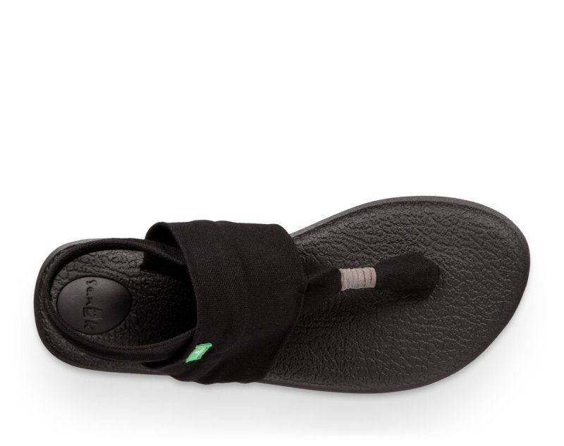 Sanuk Sandals Yoga Sling 2 Women's Sandals Black | Canada 20LIS